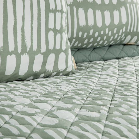 Sage Spot Printed BNB Set (8PCS)