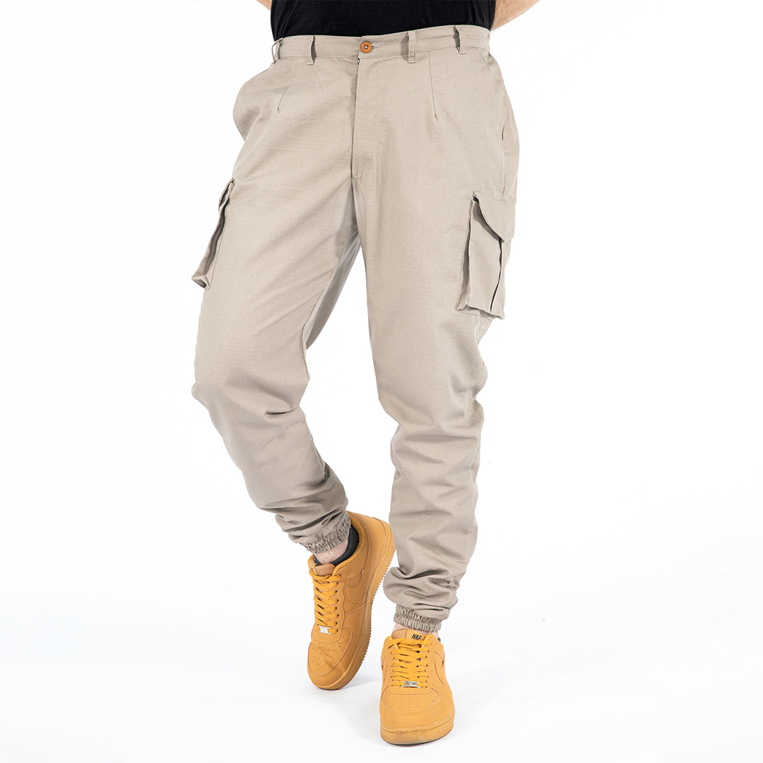 Grey Cargo Jogger Pant