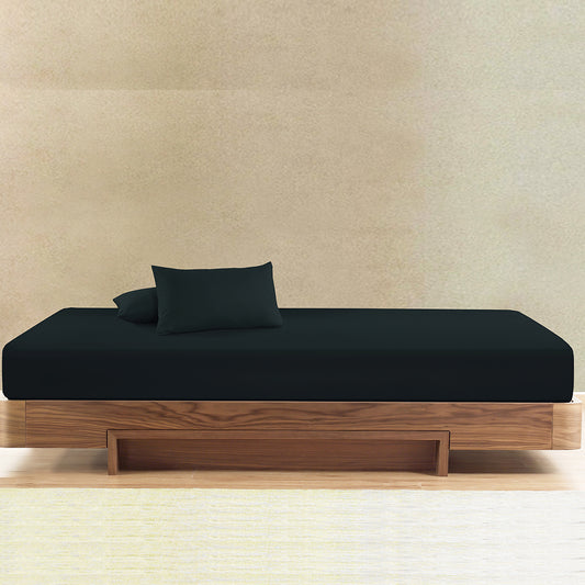 Microfiber Fitted Sheet Set - Bottle Green