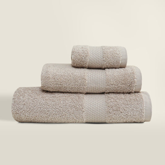 Luxury Cotton Towels - Beige
