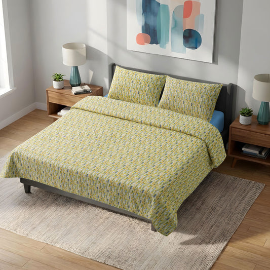 Abstract Meadow Bed Sheet Set